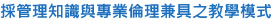 採管理知識與專業倫理兼具之教學模式