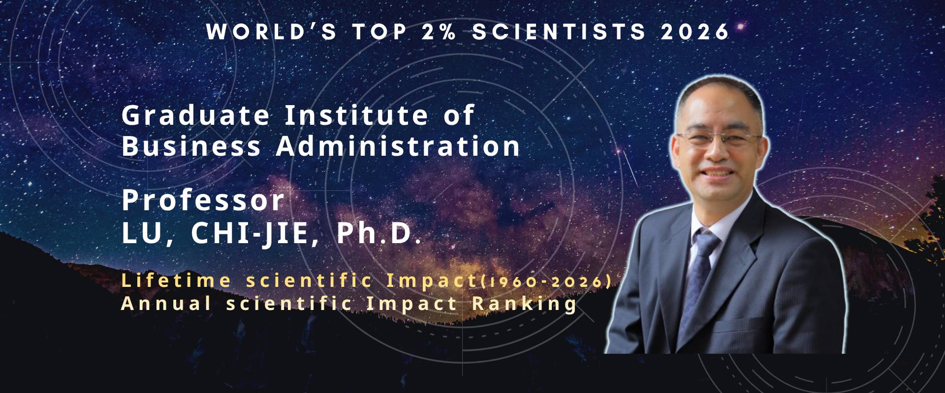 Prof. Lu Chi-Jie 2026 World Scientists