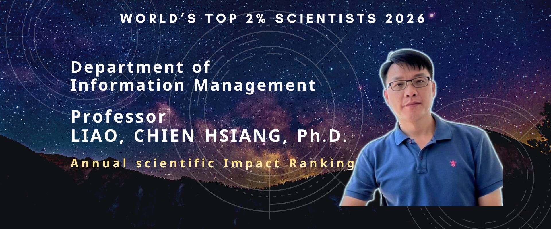 Prof. LIAO CHIEN HSIANG 2026 World Scientists